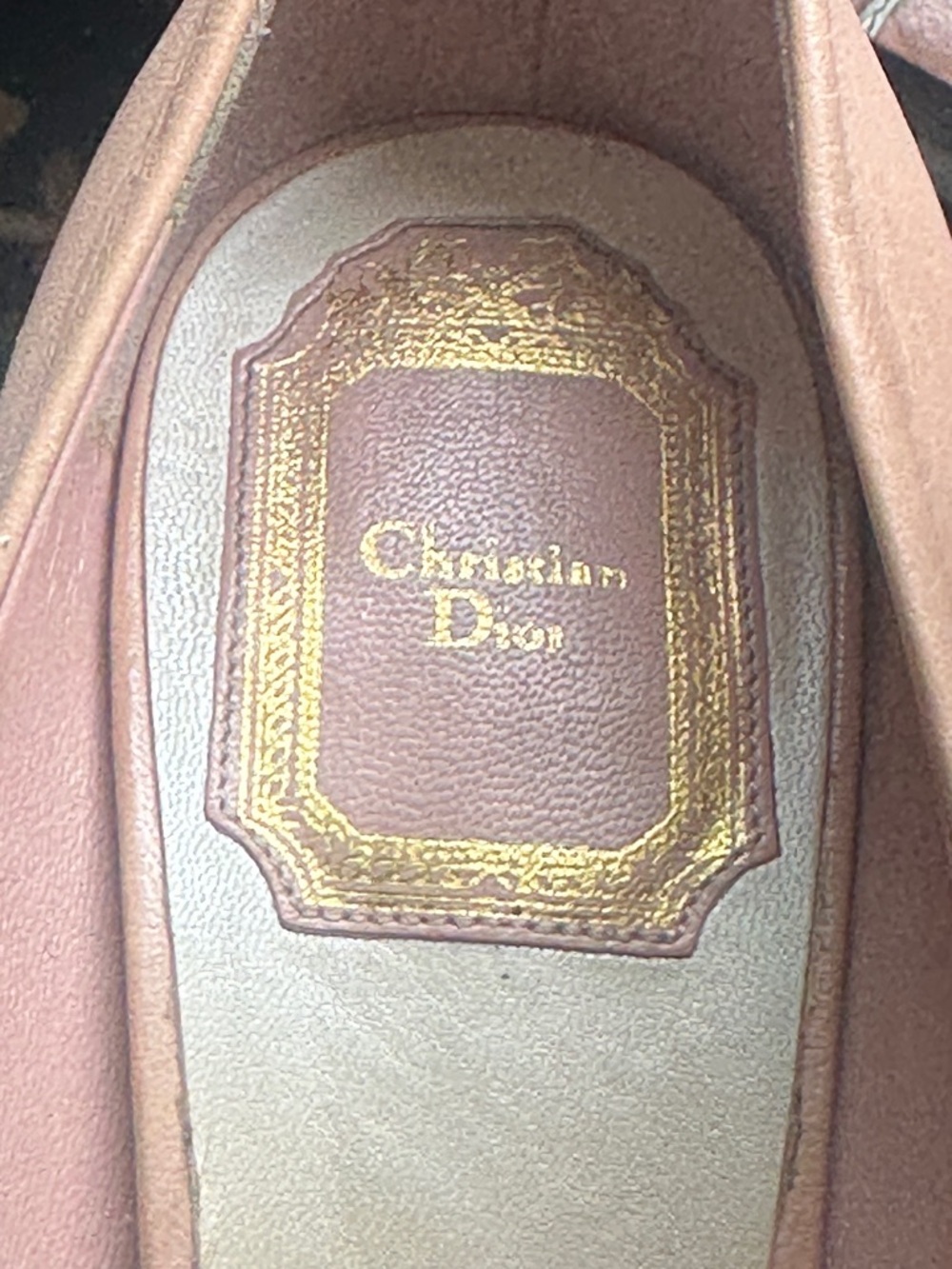 Dior Beige Leather Pointed Toe Pumps - Picture 8 of 8
